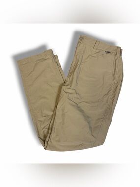 Simms Pants 38 x 31 Khaki Beige Nylon Lightweight Outdoors Fishing Hiking Gorp